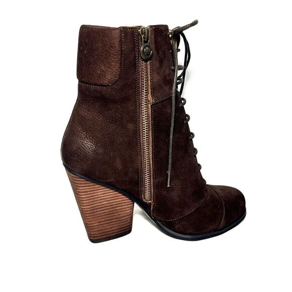 NWOT Max Studio Remix Distressed Booties - Picture 4 of 12